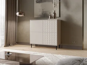 skab Kommode LEO 100 beige - Opbevaring - Opbevaringsmøbler - Skænke & sideboards