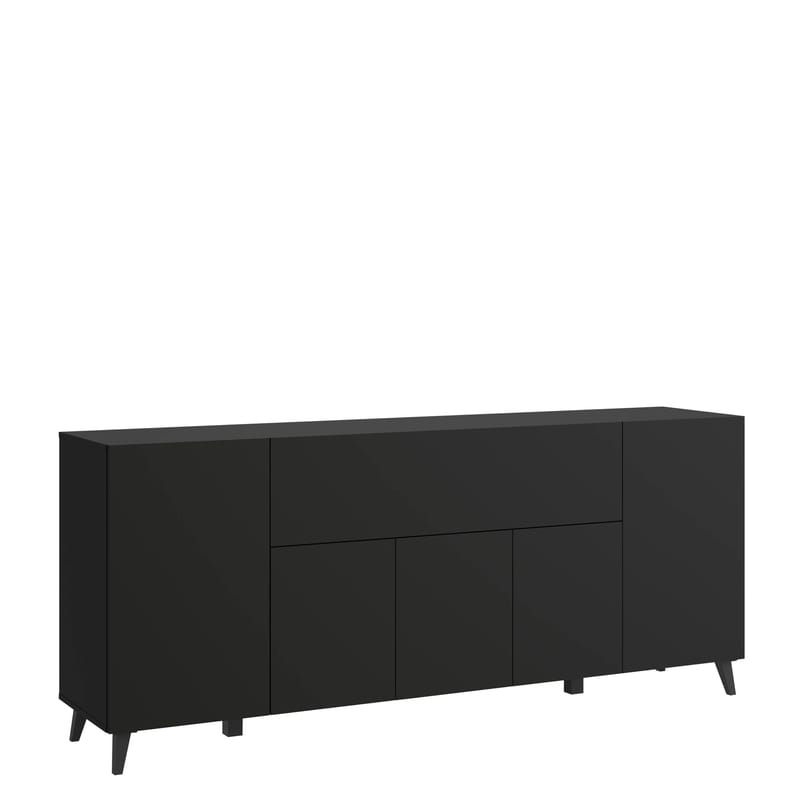 skab Kommode PHUKET 180 sort, undefined