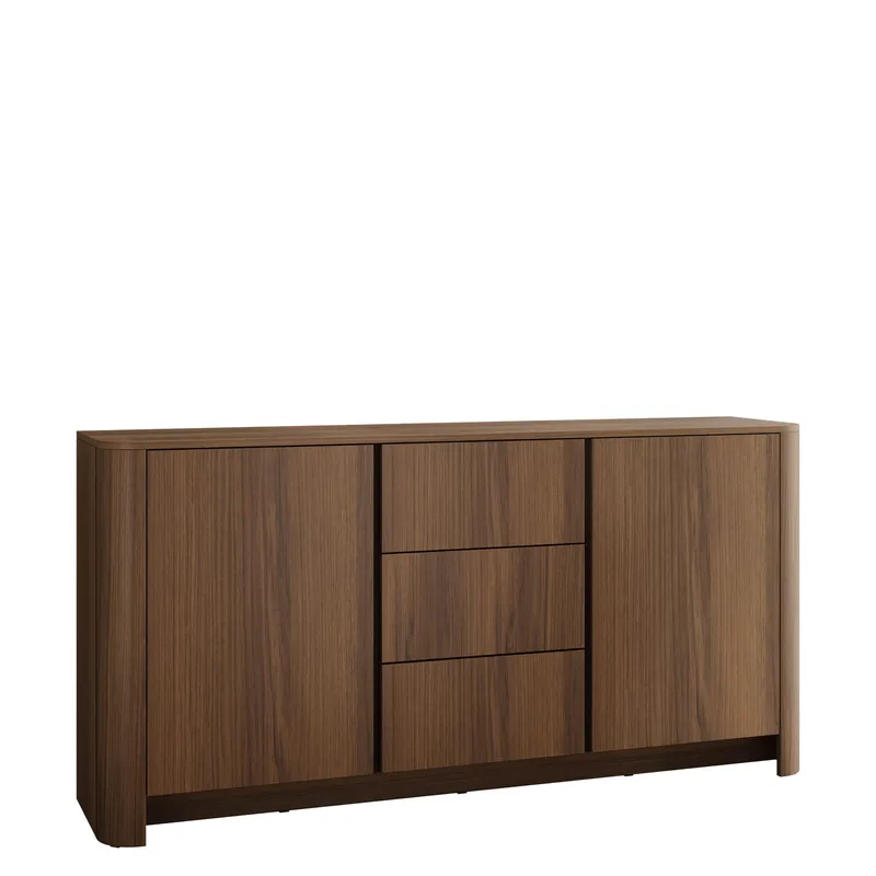 skab NO_BRAND Kommode BARI KSZ168 brun, undefined