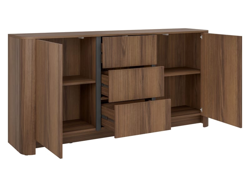 skab NO_BRAND Kommode BARI KSZ168 brun - Opbevaring - Opbevaringsmøbler - Skænke & sideboards