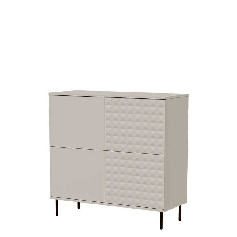 skab NO_BRAND Kommode LEO 100 beige, undefined