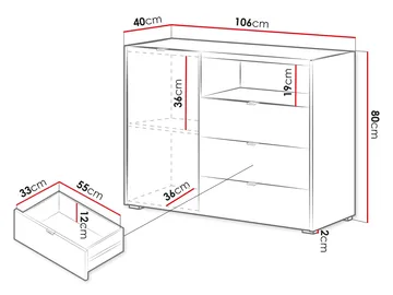 Sovren Kommode 106 cm - Brun - Opbevaring - Opbevaringsmøbler - Kommode