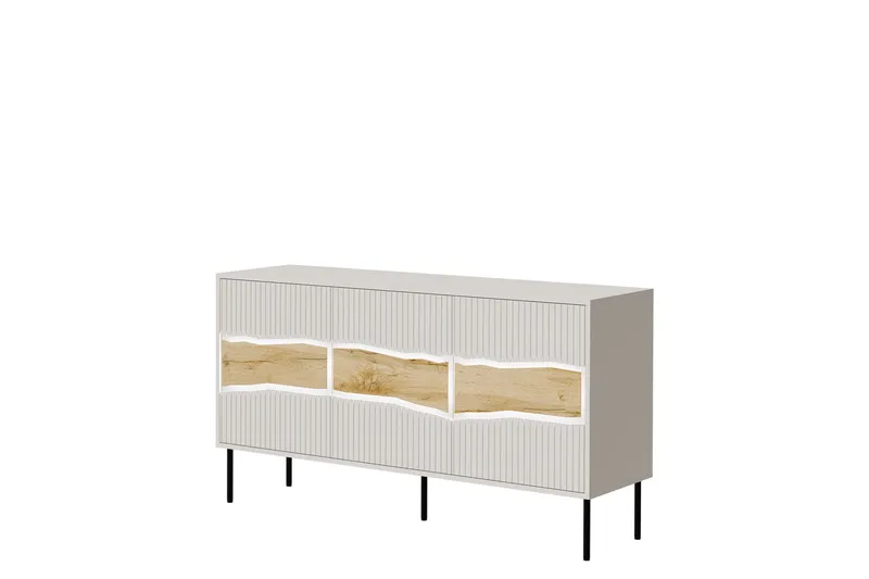 Stintino Skænk 144x40 cm, Grå