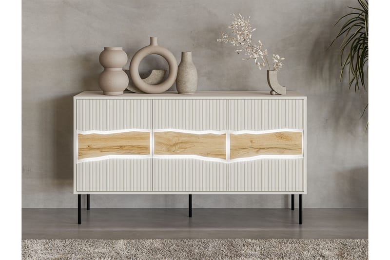 Stintino Skænk 144x40 cm - Grå - Opbevaring - Opbevaringsmøbler - Skænke & sideboards