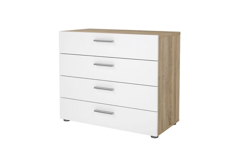 Suntia Kommode 80 cm - Natur/Hvid - Opbevaring - Opbevaringsmøbler - Kommode