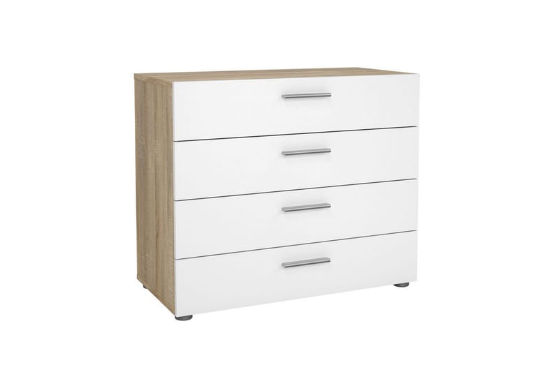 Suntia Kommode 80 cm - Natur/Hvid - Opbevaring - Opbevaringsmøbler - Kommode