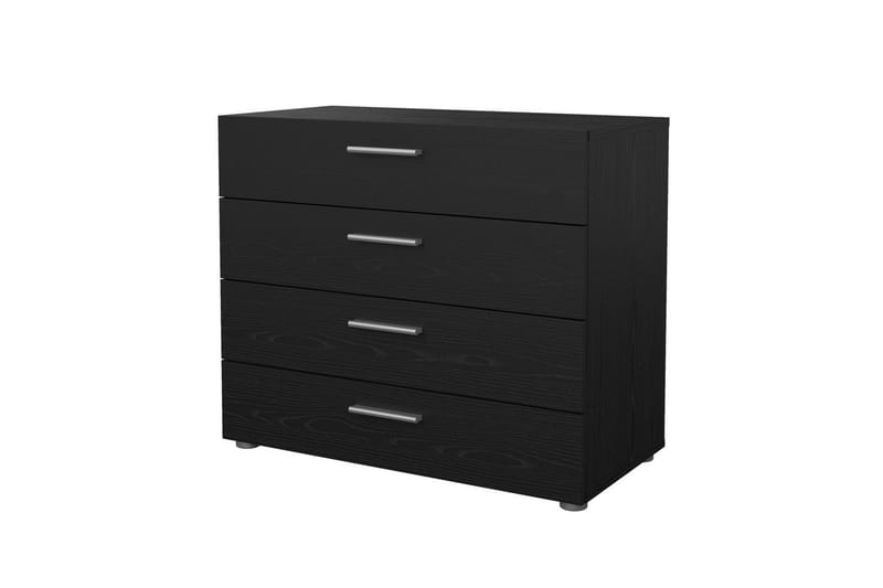 Suntia Kommode 80 cm - Sort/Gråfarvet træ - Opbevaring - Opbevaringsmøbler - Kommode