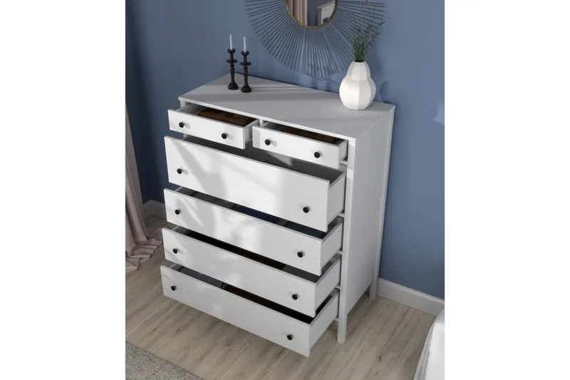 Talven Kommode 108 cm - Natur/Hvid - Opbevaring - Opbevaringsmøbler - Kommode