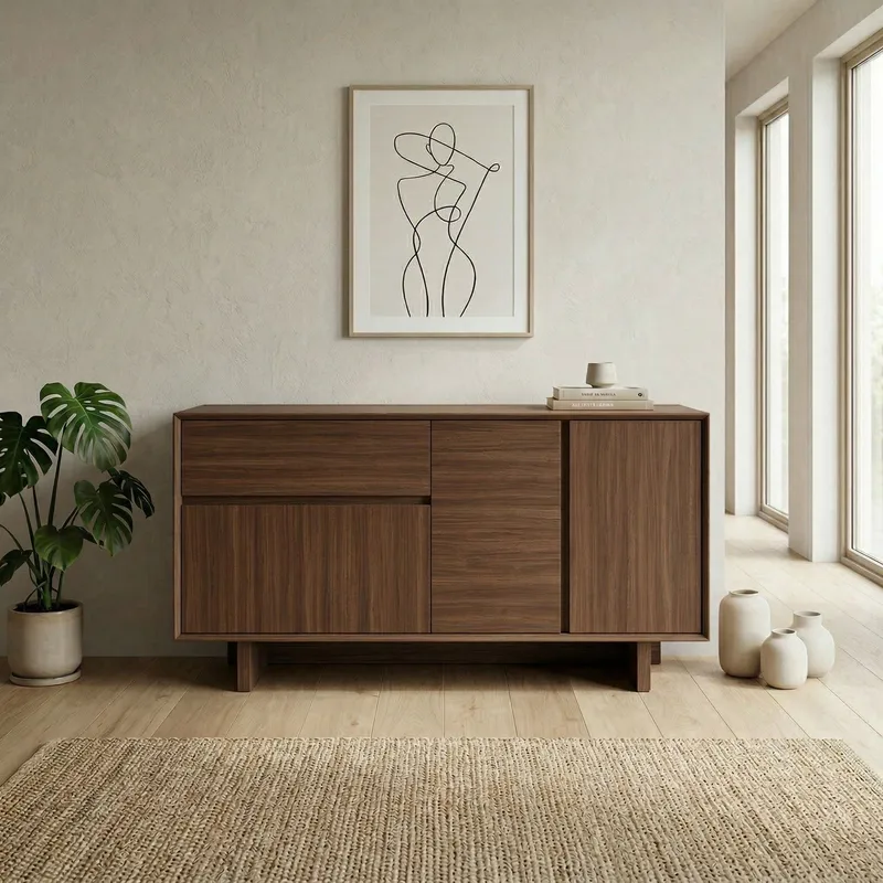 Tavon Konsol 146x76x45 cm - Milano Walnut - Opbevaring - Opbevaringsmøbler - Skænke & sideboards