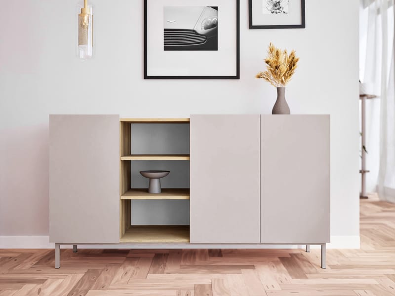 Tavrin Skænk 153x44 cm - Beige - Opbevaring - Opbevaringsmøbler - Skænke & sideboards