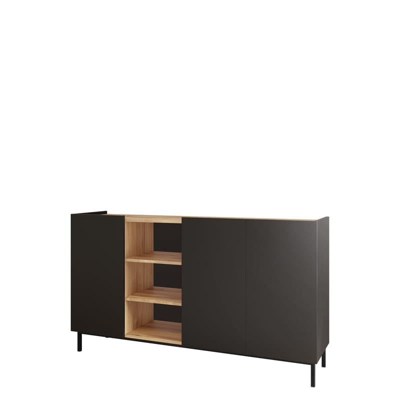 Tavrin Skænk 153x44 cm - Sort - Opbevaring - Opbevaringsmøbler - Skænke & sideboards