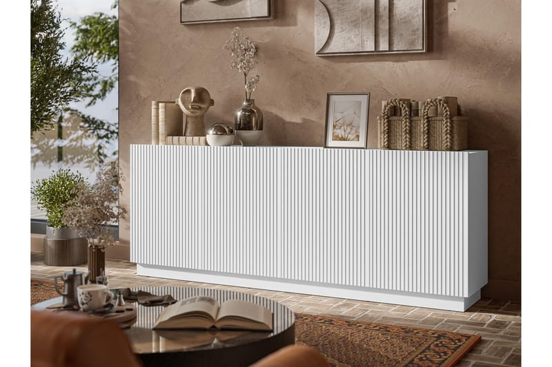 Torvalen Skænk 200x42 cm - Hvid - Opbevaring - Opbevaringsmøbler - Skænke & sideboards