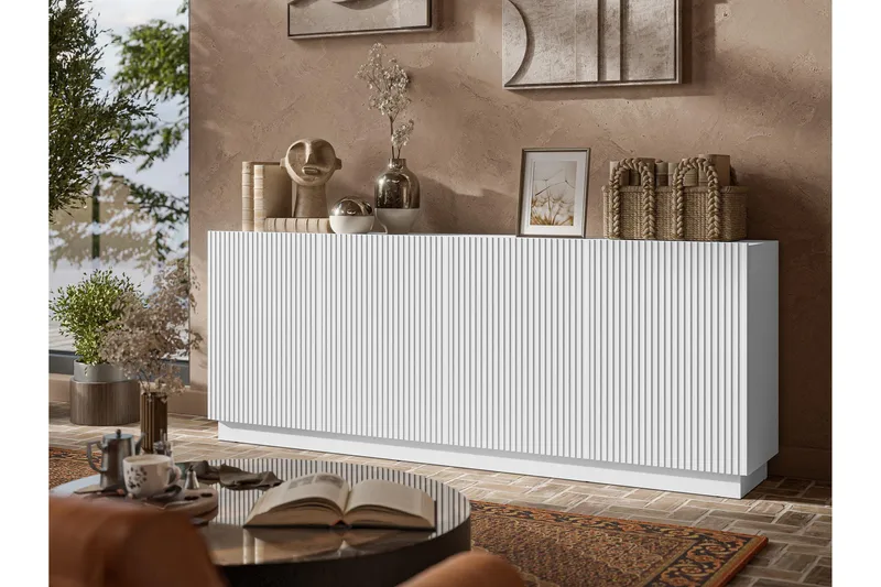 Torvalen Skænk 200x42 cm - Hvid - Opbevaring - Opbevaringsmøbler - Skænke & sideboards