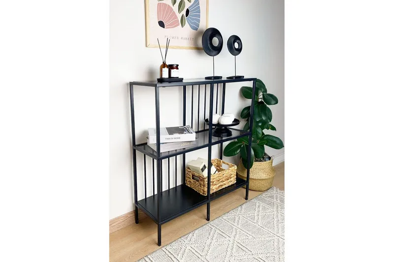 Travos Skänk 80x30 cm, Sort