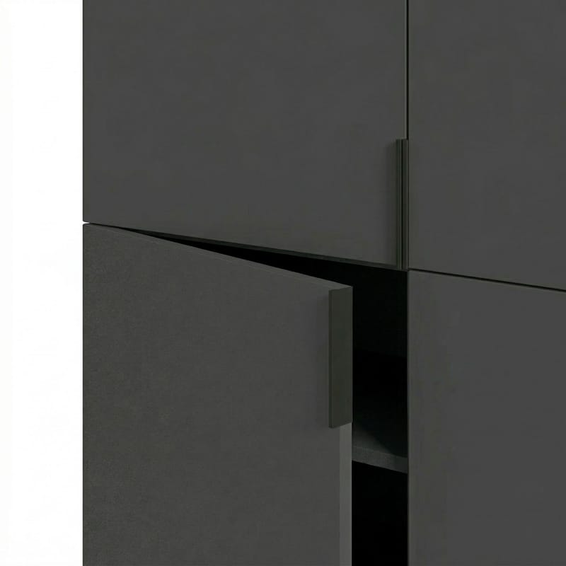 Truvia Skænk 100x128x40 cm - Antracit sort - Opbevaring - Opbevaringsmøbler - Skænke & sideboards