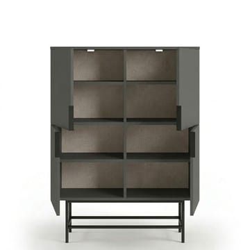 Truvia Skænk 100x128x40 cm - Antracit/Sort - Opbevaring - Opbevaringsmøbler - Skænke & sideboards