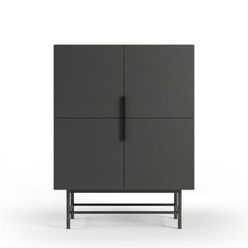 Truvia Skænk 100x128x40 cm - Antracit/Sort - Opbevaring - Opbevaringsmøbler - Skænke & sideboards