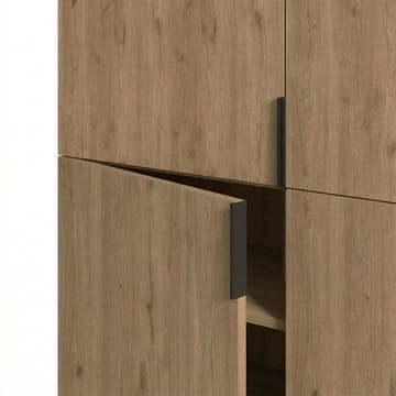 Truvia Skænk 100x128x40 cm - Naturlig eg sort - Opbevaring - Opbevaringsmøbler - Skænke & sideboards