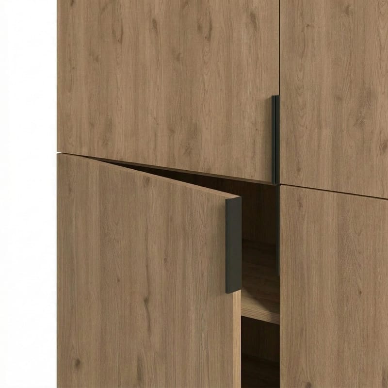 Truvia Skænk 100x128x40 cm - Naturlig eg sort - Opbevaring - Opbevaringsmøbler - Skænke & sideboards