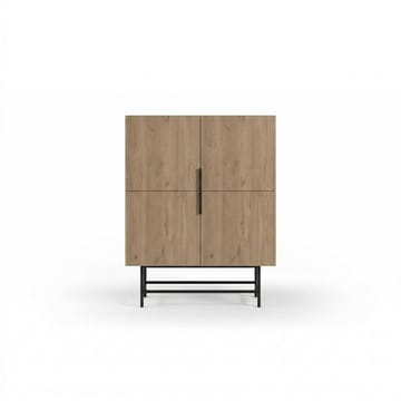Truvia Skænk 100x128x40 cm - Naturlig eg sort - Opbevaring - Opbevaringsmøbler - Skænke & sideboards