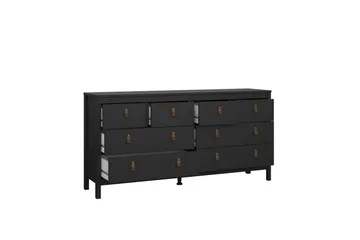 Vallvidera Kommode 159,6 cm - Sort - Opbevaring - Opbevaringsmøbler - Kommode