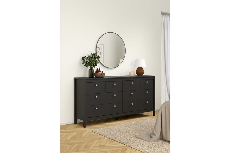 Vallvidera Kommode 159,6 cm - Sort - Opbevaring - Opbevaringsmøbler - Kommode