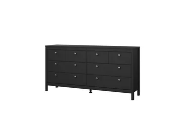 Vallvidera Kommode 159,6 cm - Sort - Opbevaring - Opbevaringsmøbler - Kommode
