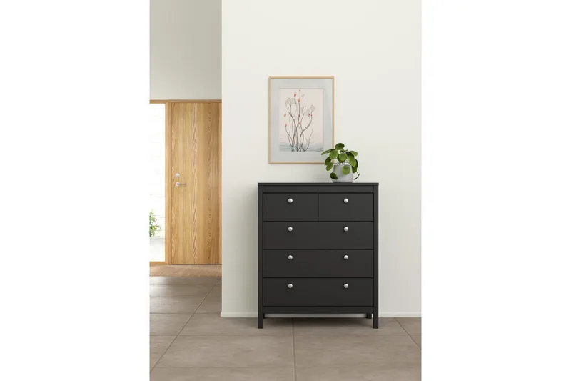 Vallvidera Kommode 82,3 cm - Sort - Opbevaring - Opbevaringsmøbler - Kommode