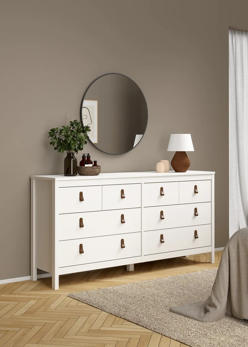 Vallvidera Kommode med 4 små og 4 større skuffer 160 cm - Opbevaring - Opbevaringsmøbler - Kommode