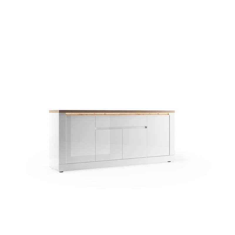 Vandesar Skænk 207 cm - Natur/Hvid - Opbevaring - Opbevaringsmøbler - Skænke & sideboards