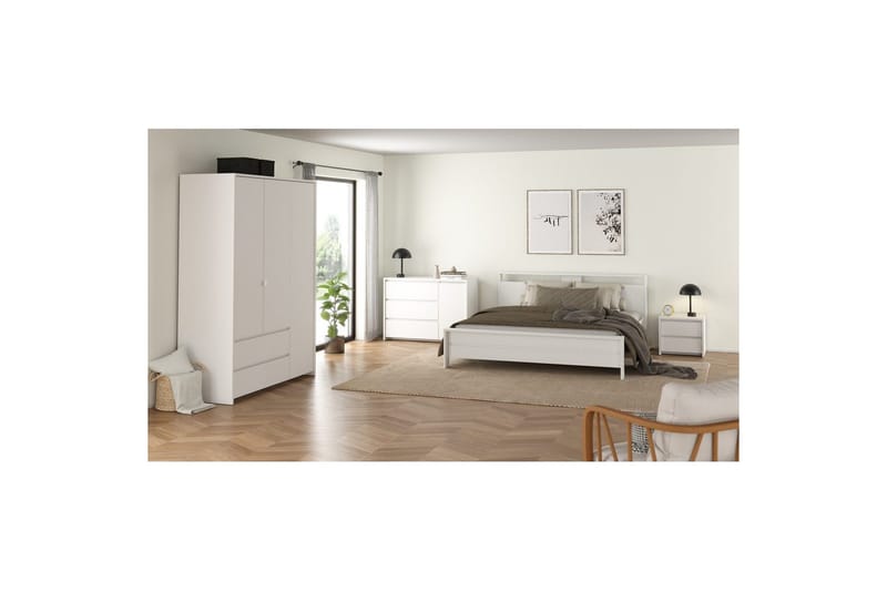 Varun Skænk 119x48 cm - Hvid - Opbevaring - Opbevaringsmøbler - Skænke & sideboards