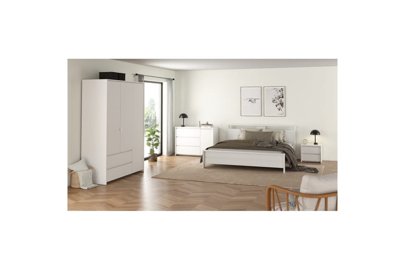 Varun Skænk 119x48 cm - Hvid - Opbevaring - Opbevaringsmøbler - Skænke & sideboards