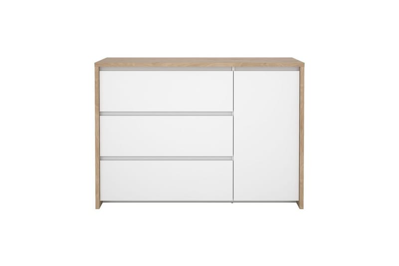Varun Skænk 119x48 cm - Hvid/Natur - Opbevaring - Opbevaringsmøbler - Skænke & sideboards