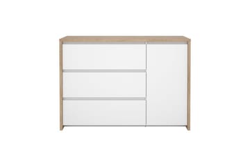 Varun Skænk 119x48 cm - Hvid/Natur - Opbevaring - Opbevaringsmøbler - Skænke & sideboards