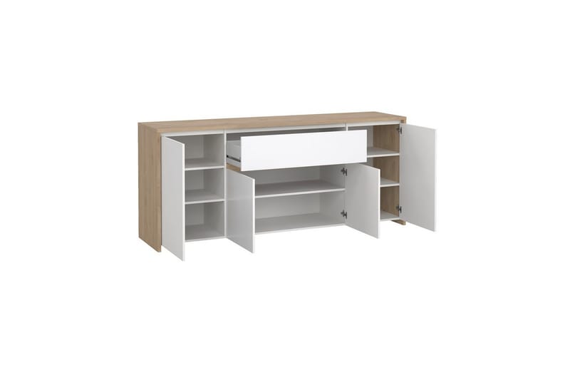 Varun Skænk 197x48 cm - Hvid - Opbevaring - Opbevaringsmøbler - Skænke & sideboards