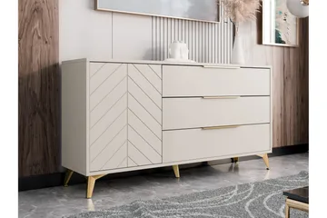 Vemdalen Kommode 154 cm - Beige - Opbevaring - Opbevaringsmøbler - Kommode