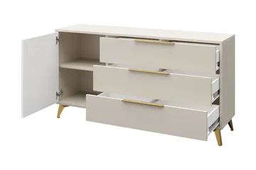 Vemdalen Kommode 154 cm - Beige - Opbevaring - Opbevaringsmøbler - Kommode