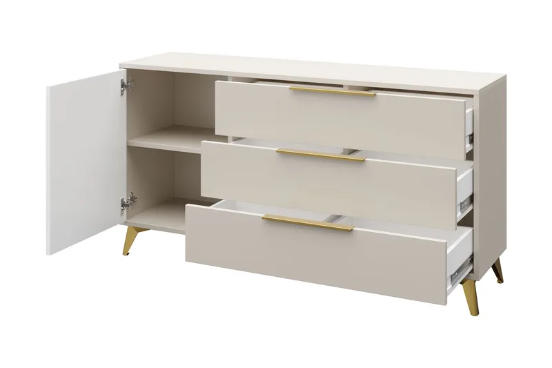 Vemdalen Kommode 154 cm - Beige - Opbevaring - Opbevaringsmøbler - Kommode