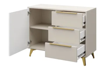 Vemdalen Skænk 104x40 cm - Hvid - Opbevaring - Opbevaringsmøbler - Skænke & sideboards
