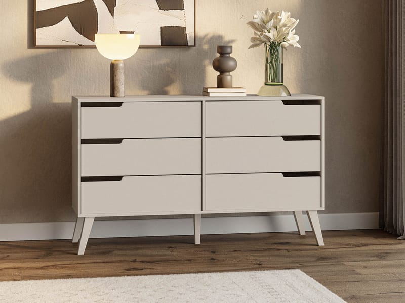 Virello skænk 137 cm - beige - Opbevaring - Opbevaringsmøbler - Skænke & sideboards