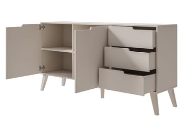 Virello skænk 160 cm - beige - Opbevaring - Opbevaringsmøbler - Skænke & sideboards