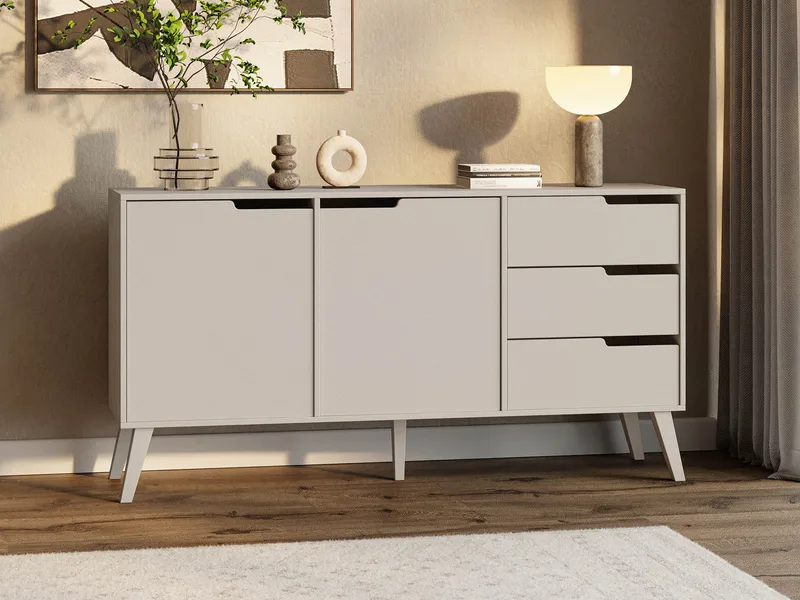 Virello skænk 160 cm - beige - Opbevaring - Opbevaringsmøbler - Skænke & sideboards