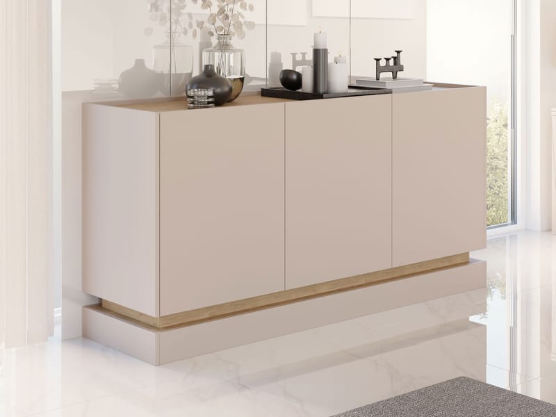 Zelric Skænk 160x37 cm - Beige - Opbevaring - Opbevaringsmøbler - Skænke & sideboards