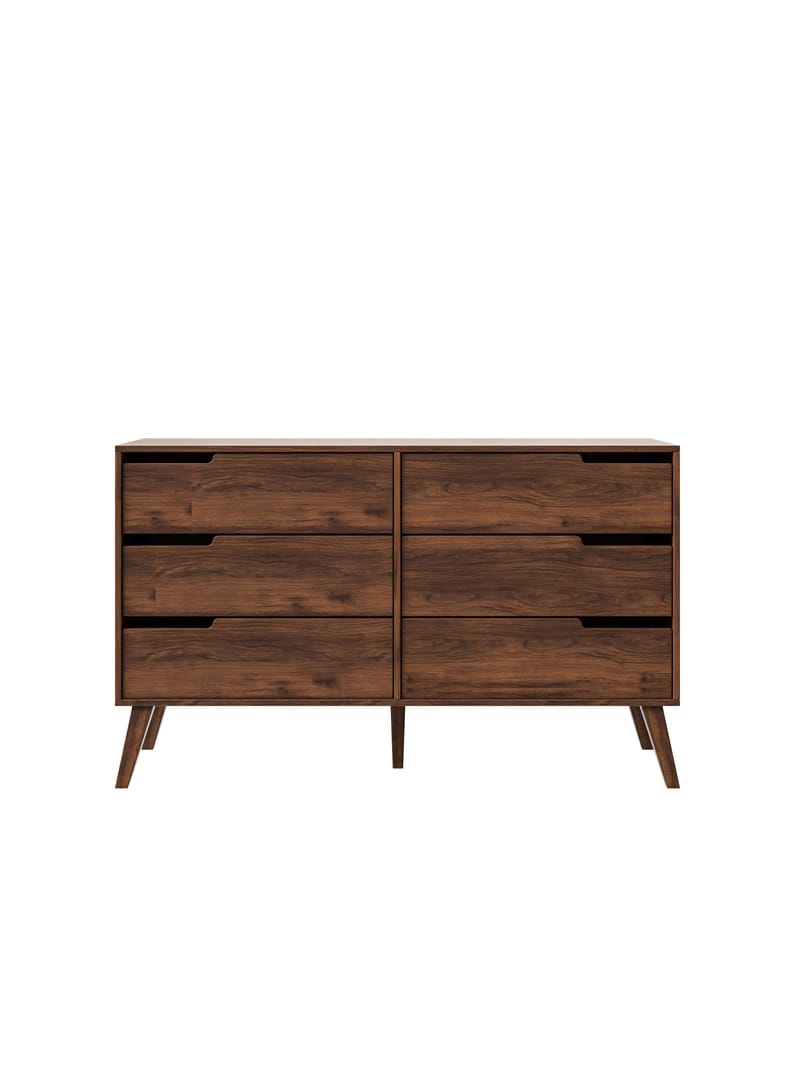 Zelto Kommode 137 cm - Warmia valnød - Opbevaring - Opbevaringsmøbler - Kommode