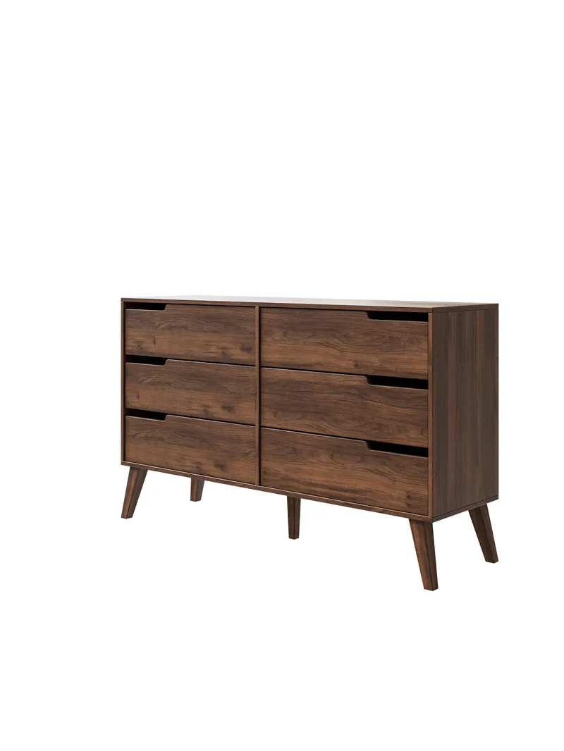 Zelto Kommode 137 cm, Warmia valnød