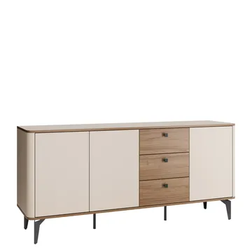 Zeyrin Skænk 180 cm - Brun|beige|sort - Opbevaring - Opbevaringsmøbler - Skænke & sideboards
