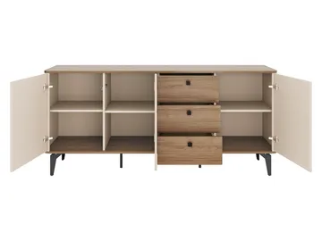 Zeyrin Skænk 180 cm - Brun|beige|sort - Opbevaring - Opbevaringsmøbler - Skænke & sideboards