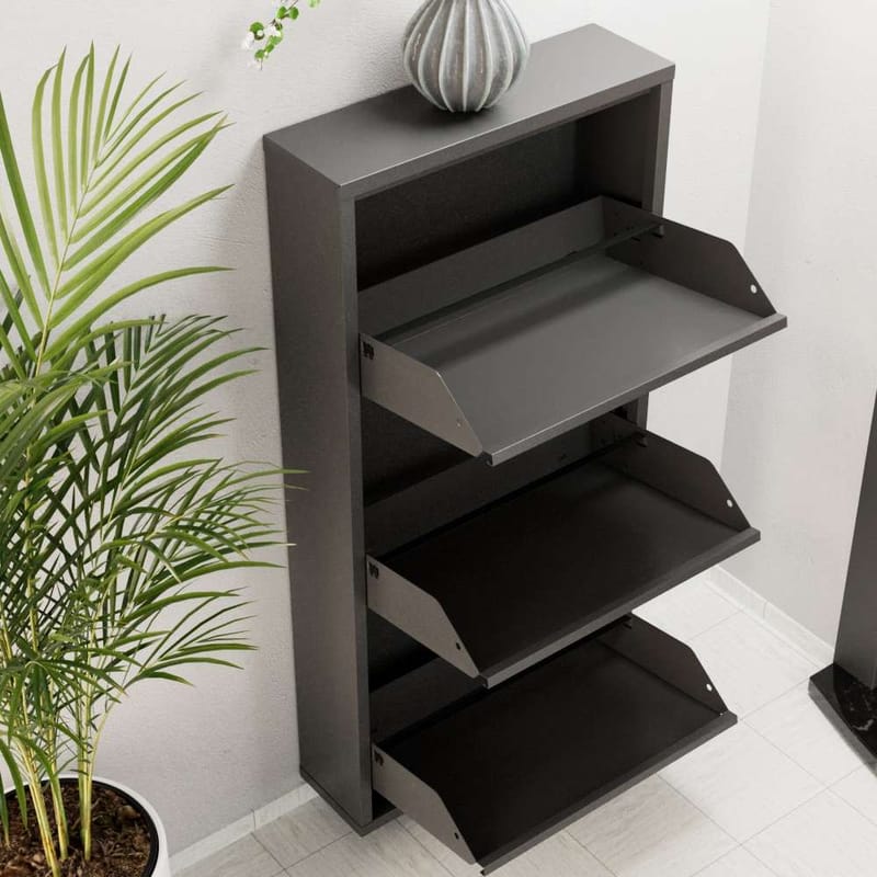 Rylanis skoskab 50x103 cm - Antracit - Opbevaring - Entréopbevaring