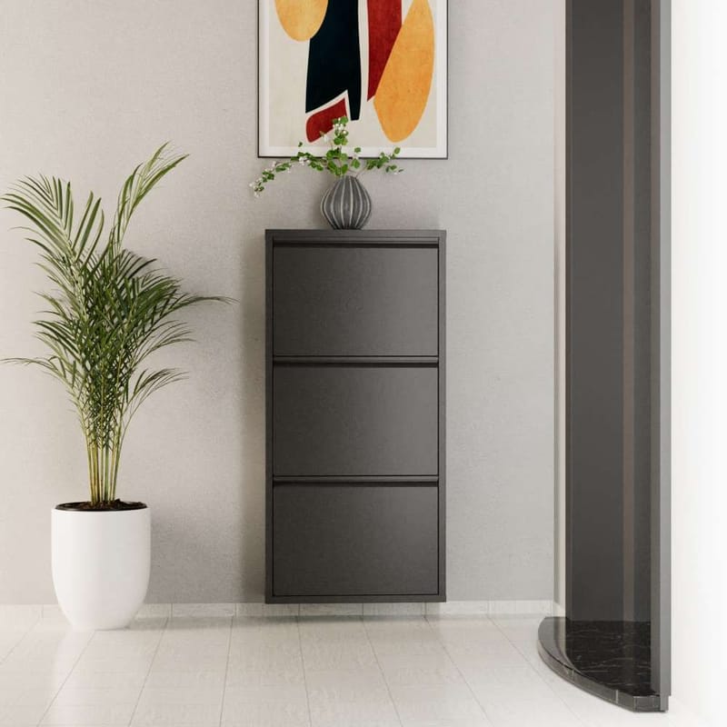 Rylanis skoskab 50x103 cm - Antracit - Opbevaring - Entréopbevaring