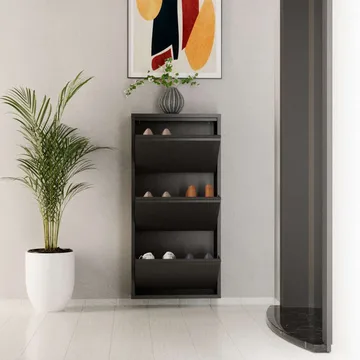 Rylanis skoskab 50x103 cm - Antracit - Opbevaring - Entréopbevaring